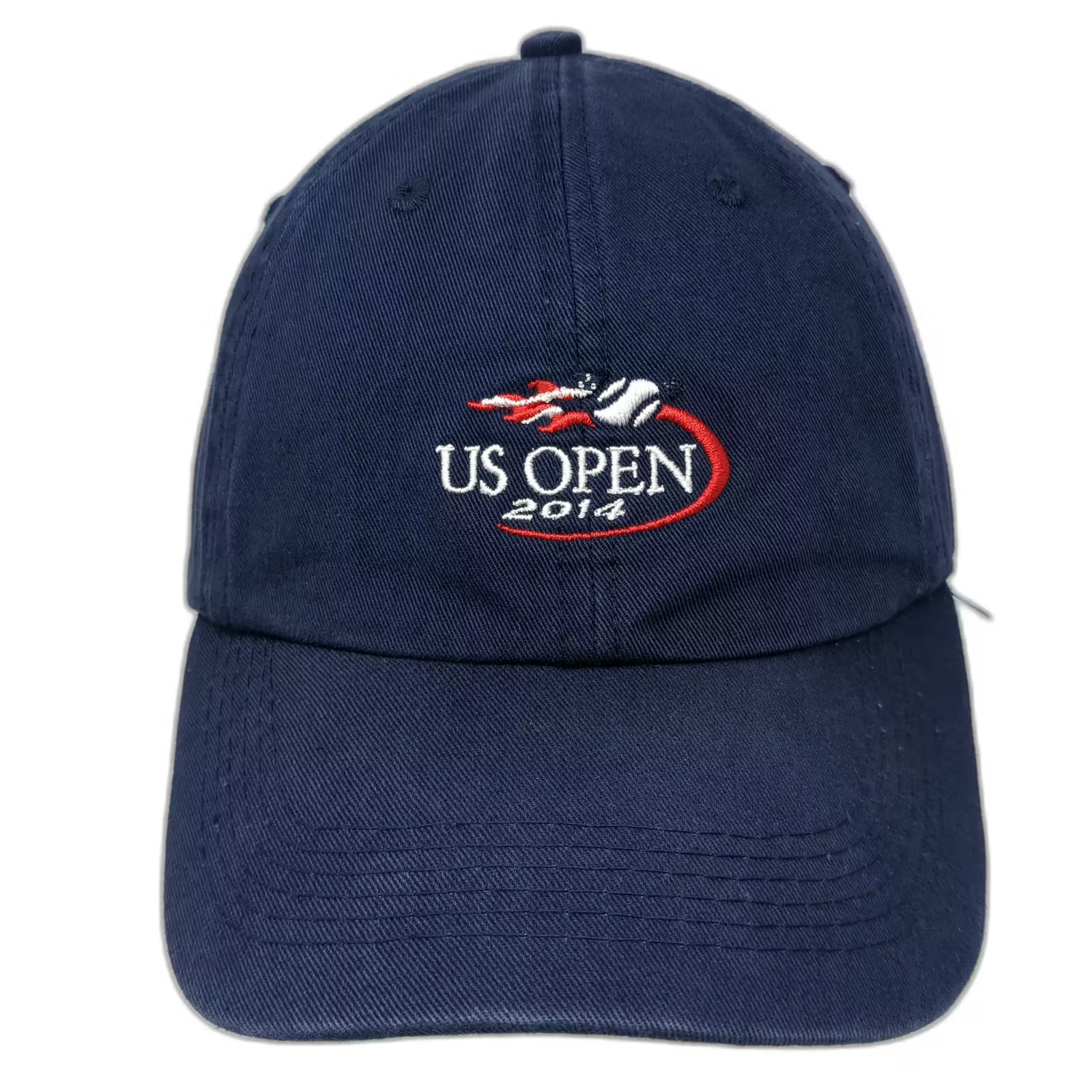 Us Open 2014 Tennis Championship Blue Baseball Cap One Size Embroidered Logo Hat